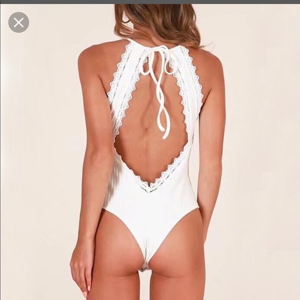Cream bodysuit